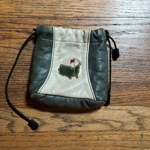 Genuine Augusta National Golf Club leather golf accessory bag